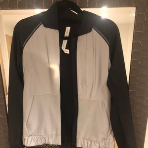 Lululemon Black Bright Bomber Jacket *Reflective